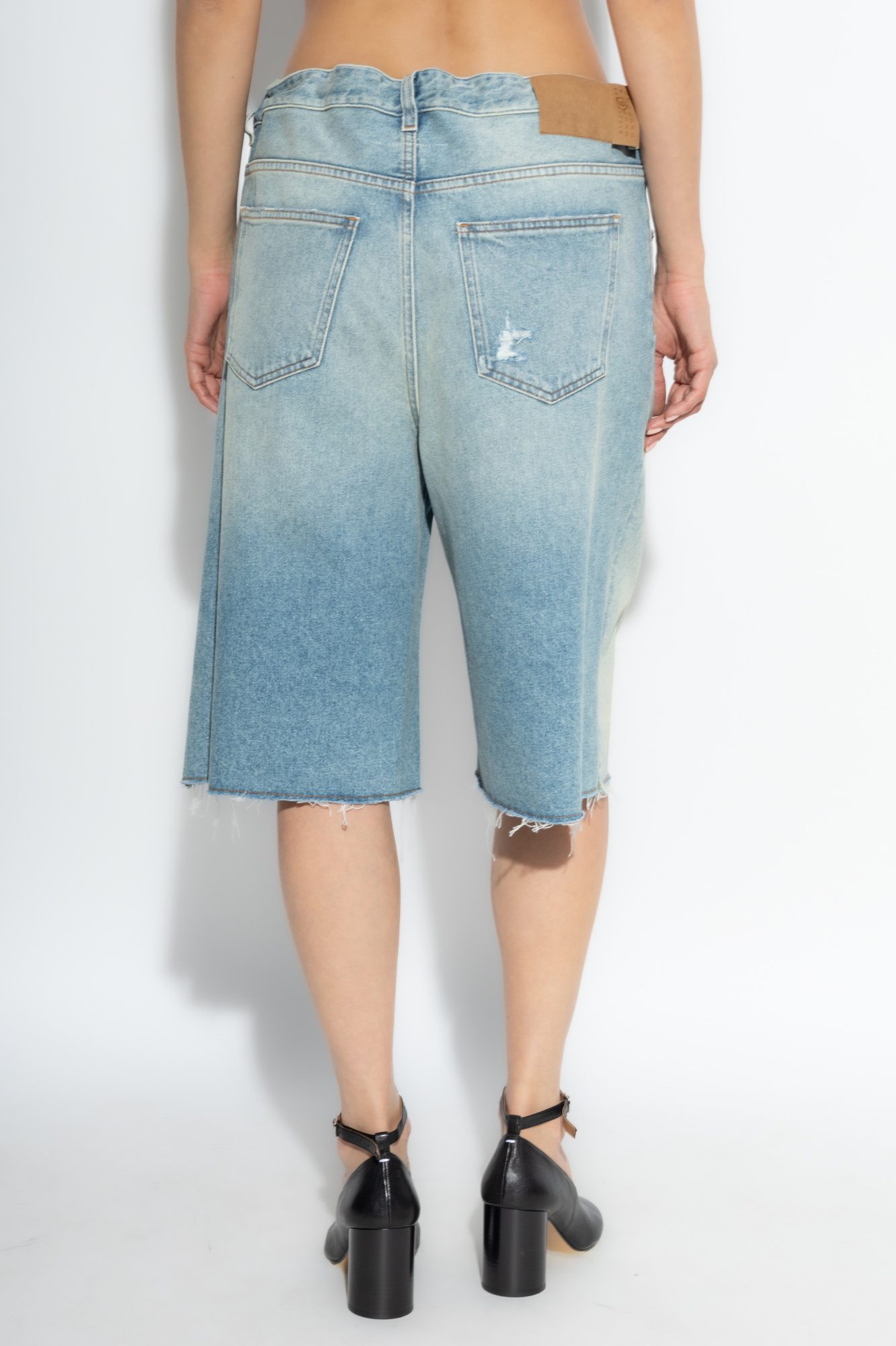 MM6 Maison Margiela Denim shorts | Women's Clothing | Vitkac